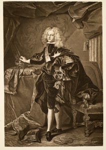Filippo V Re di Spagna c.1700, pub. 1902 da Hyacinthe Francois Rigaud